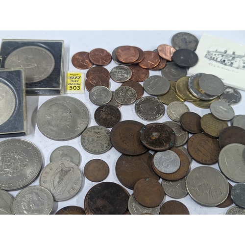 78 - Mixed World coins and banknotes to include Victorian and later British pennies and later Shillings a... 