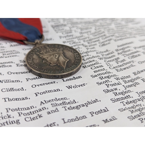 82 - Mixed medals and badges to include a George VI For Faithful Service medal engraved Arthur Henry Pear... 