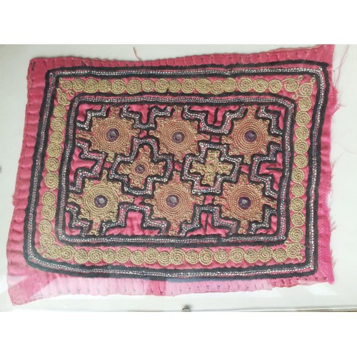 260 - Early to mid 20th Century Worldwide embroidered items to include a Serbian embroidered square formed... 