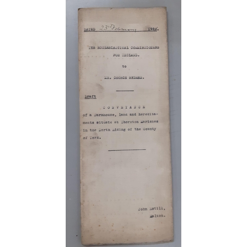 16 - Indentures and papers to include the ledger and bankruptcy papers relating to Mr Fowle's Tailor Shop... 