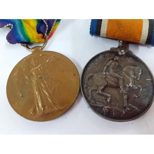 112 - A pair of WWI medals, British War and Victory medals stamped SE-25112 PTE E Patient AVC
Location:CAB... 