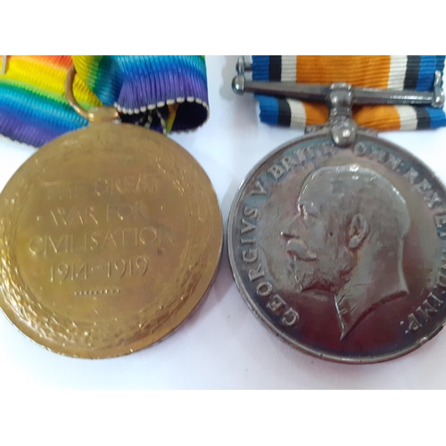 112 - A pair of WWI medals, British War and Victory medals stamped SE-25112 PTE E Patient AVC
Location:CAB... 