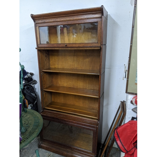 209 - An early 20th century Globe Wernicke oak five section bookcase
Location:G