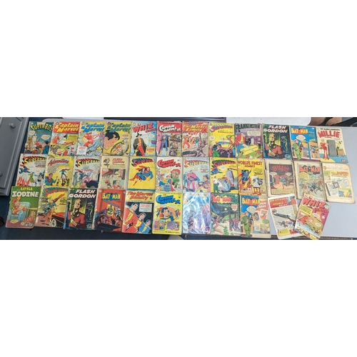 337 - A collection of 1950s and later comic books A/F to include DC Batman 1949 Batman Issue 54 and 71 and... 