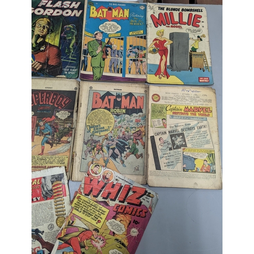 337 - A collection of 1950s and later comic books A/F to include DC Batman 1949 Batman Issue 54 and 71 and... 