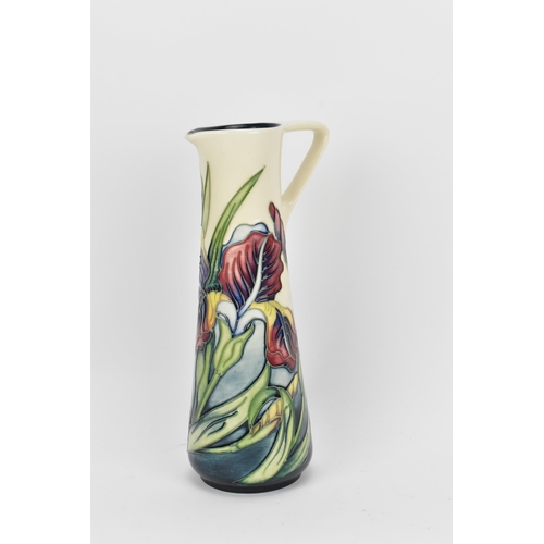 88 - A Moorcroft pottery 'Iris' jug, designed by Rachel Bishop for the Moorcroft Collectors Club 1996, of... 