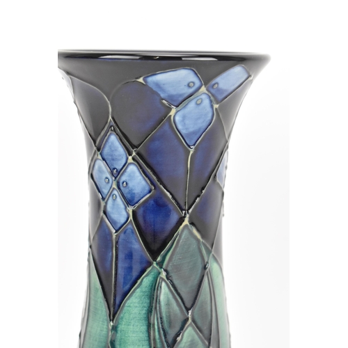 93 - A Moorcroft pottery 'Lattice' vase, designed by Sally Tuffin, painted by Hayley Smith, circa 1993, w... 