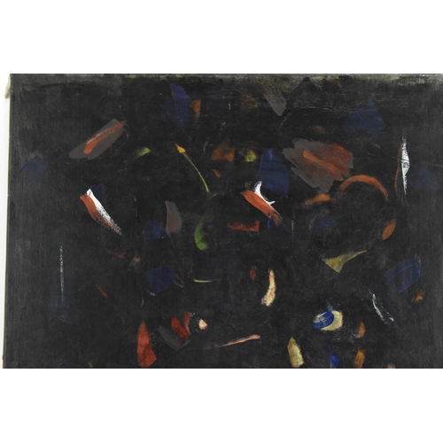 145 - Nejad Devrim (1923 - 1995) Turkish 
 Abstract composition, untitled, oil on canvas, signed lower rig... 