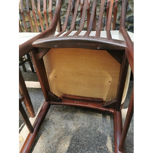 154 - A set of eight Danish teak dining chairs designed by Svend Aage Madsen, stamped to undersides, toget... 