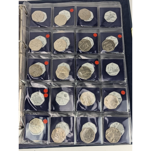 269 - The Change Checker album coin having various £2, £1, and 50 pence coins to include 2002 Manchester S... 