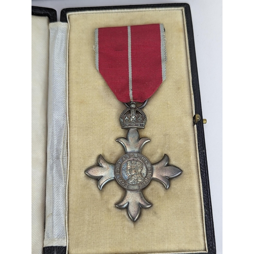 278 - A Military MBE awarded to Harry Frank Ernest Bamford, in a Royal Mint presentation case embossed to ... 