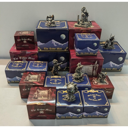 Approximately 20 Myth & Magic figures and models by the Tudor Mint