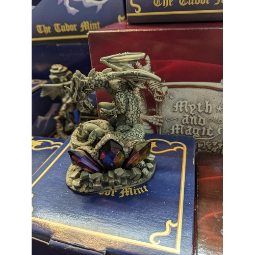 Approximately 20 Myth & Magic figures and models by the Tudor Mint