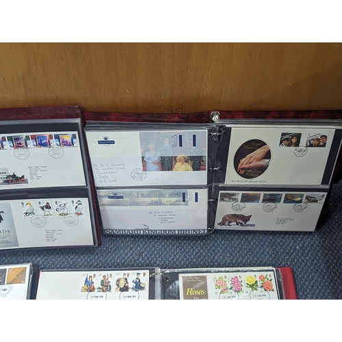 494 - A collection of First Day covers to include the Royal Mail First Day covers album and others to incl... 