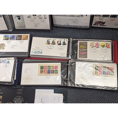 494 - A collection of First Day covers to include the Royal Mail First Day covers album and others to incl... 