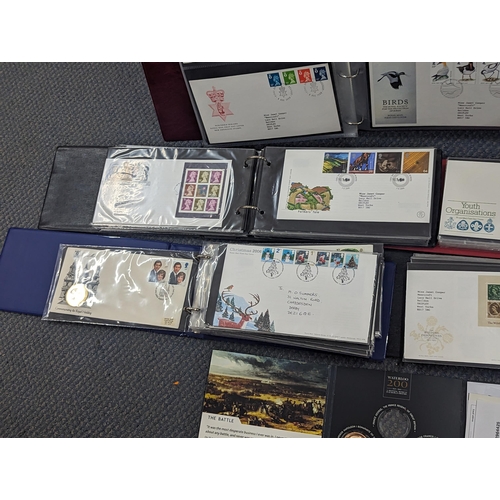 494 - A collection of First Day covers to include the Royal Mail First Day covers album and others to incl... 