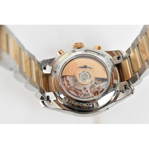 5 - A Longines Conquest Classic, automatic, gents, two-tone stainless steel cased wristwatch, circa 2018... 