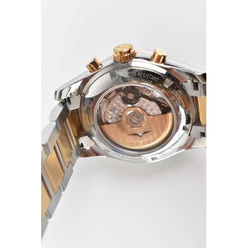 5 - A Longines Conquest Classic, automatic, gents, two-tone stainless steel cased wristwatch, circa 2018... 