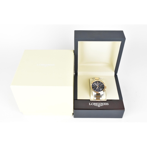 5 - A Longines Conquest Classic, automatic, gents, two-tone stainless steel cased wristwatch, circa 2018... 