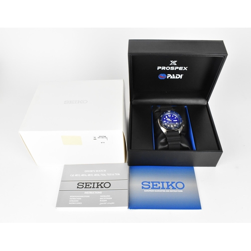 9 - A Seiko Prospex Padi, special edition 'Save The Oceans', Divers 200m, automatic, gents, stainless st... 