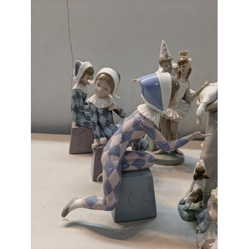 265 - A small quantity of mixed ornaments to include a Lladro figurine of a ballerina and others 
Location... 