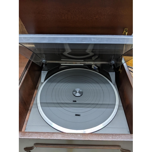 196 - A Technics DC Servo automatic turntable system SL-JSI with a Technics stereo radio and cassette rece... 