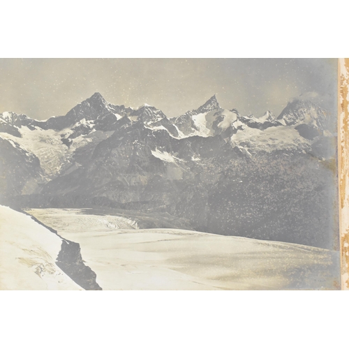 386 - Vittorio Sella (1859-1943) Italian- a gelatin silver print of the Italian Biella mountains, photogra... 