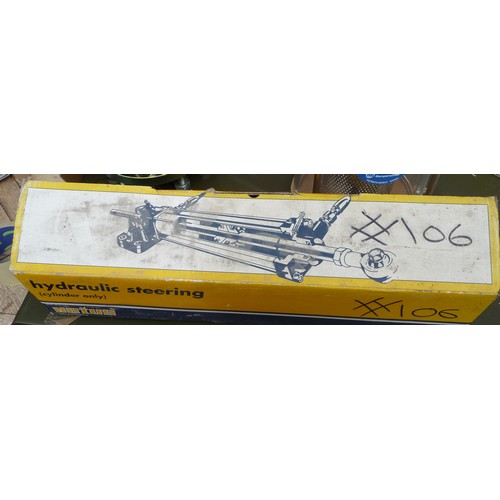 468 - Marine boat and yacht accessories includes: Vetus hydraulic steering cylinder MTC52-JMP seawater str... 