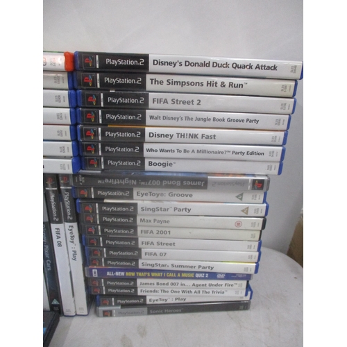 112 - A selection of Playstation 2 games to include The Simpsons Road Rage, Simpsons Hit & Run  silent sco... 