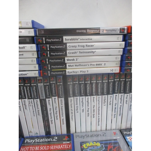 112 - A selection of Playstation 2 games to include The Simpsons Road Rage, Simpsons Hit & Run  silent sco... 