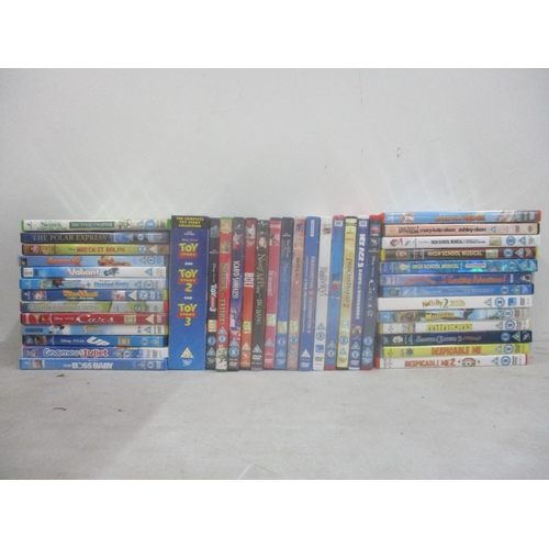 113 - A selection of children's DVDs  to include Toy Story Disney box set, Shrek, Wallace & Gromit and oth... 