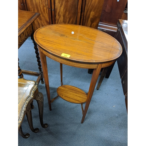 154 - A George III mahogany fold over card table on four tapering legs 73cm h x 95cm w 
Location: RWB