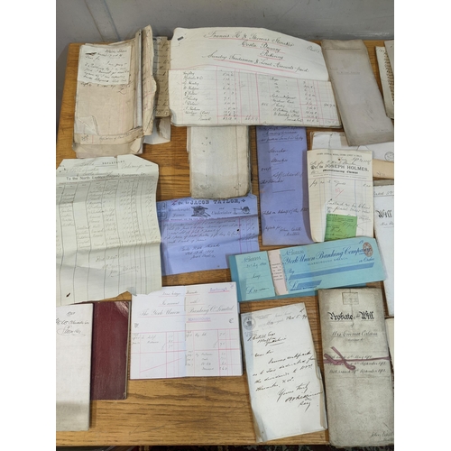 243 - A quantity of late 19th century solicitors documents relating to Malton in the County of Yorkshire a... 