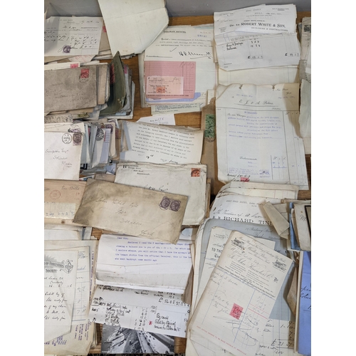 247 - A quantity of letters and correspondence relating to John Stell solicitor  in Malton, Yorkshire, alo... 