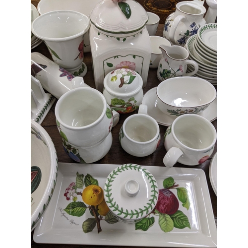 269 - A collection of Portmeirion Botanic Garden and Villeroy and Boch china to include vases, dinner and ... 