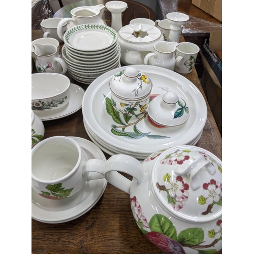 269 - A collection of Portmeirion Botanic Garden and Villeroy and Boch china to include vases, dinner and ... 