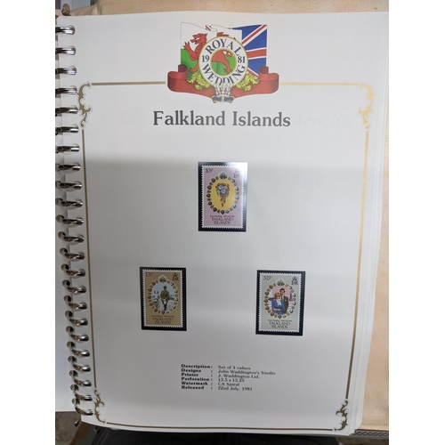 361 - Stamps - a collection of albums to include Stanley Gibbons Falkland Islands and British Atlantic Isl... 