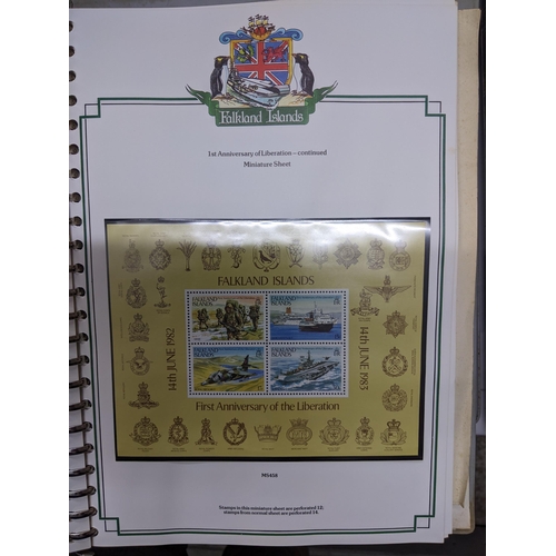 361 - Stamps - a collection of albums to include Stanley Gibbons Falkland Islands and British Atlantic Isl... 