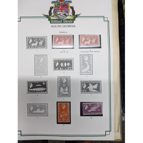 361 - Stamps - a collection of albums to include Stanley Gibbons Falkland Islands and British Atlantic Isl... 