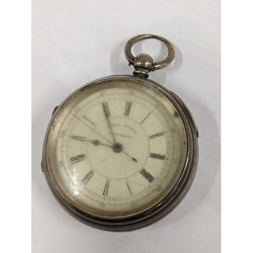 394 - A Victorian silver cased centre seconds Chronograph pocket watch
Location: CAB1