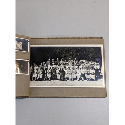 74 - Three photograph albums containing scenes of English towns and cities from 1930s,another with from F... 