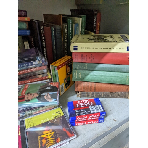 248 - A Selection of books and audio cassette books to include 1st edition 'The House of Cassell' by Simon... 