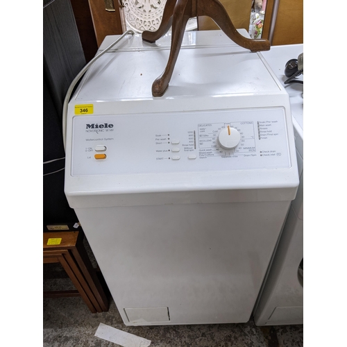 346 - A Miele Novotronic W149 washing machine Location: G