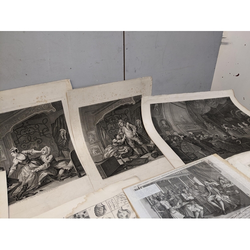 291 - A quantity of framed and glazed 18th/19th century and later engravings of portraits of various Count... 