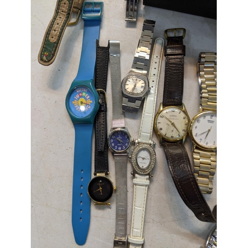 452 - Mixed wristwatches to include Citizen, Rotary, Roamer, an M&M watch and others
Location: 11:2