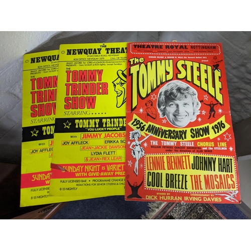 470 - Theatre production advertising posters to include Aladdin and the Tommy Steele anniversary show at t... 