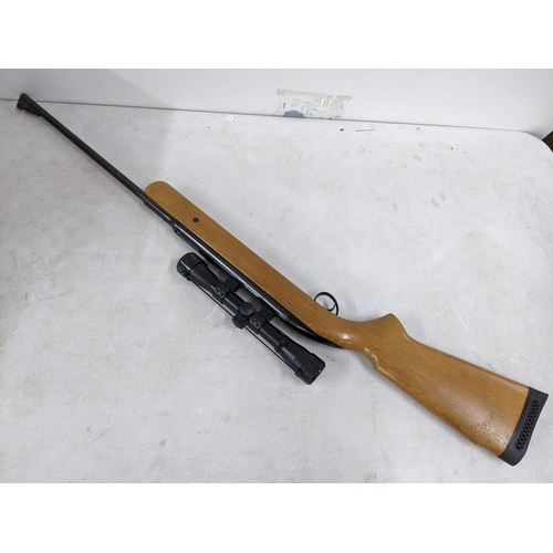 513 - A BSA .177 Airsport rifle with a Bisley scope
Location: A1B