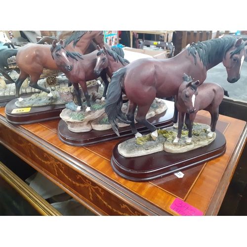 553 - A group of late 20th century Leonardo Collection models to include horses
Location: A2F