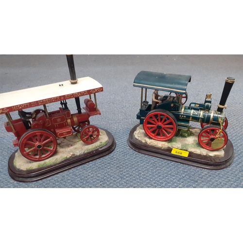 558 - A group of late 20th century Leonardo Collection models of steam engines and a travellers cart
Locat... 