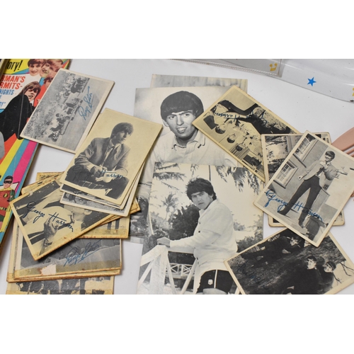 191 - A collection of 'The Beatles' ephemera, to include a 1960's oversized novelty comb by Lido Toys, a W... 